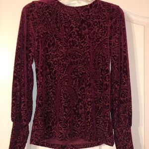 Ralph Lauren velvet top